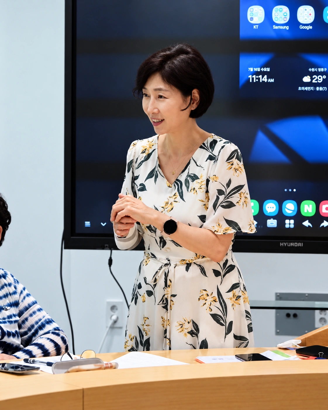 강의 중인 자스민쌤